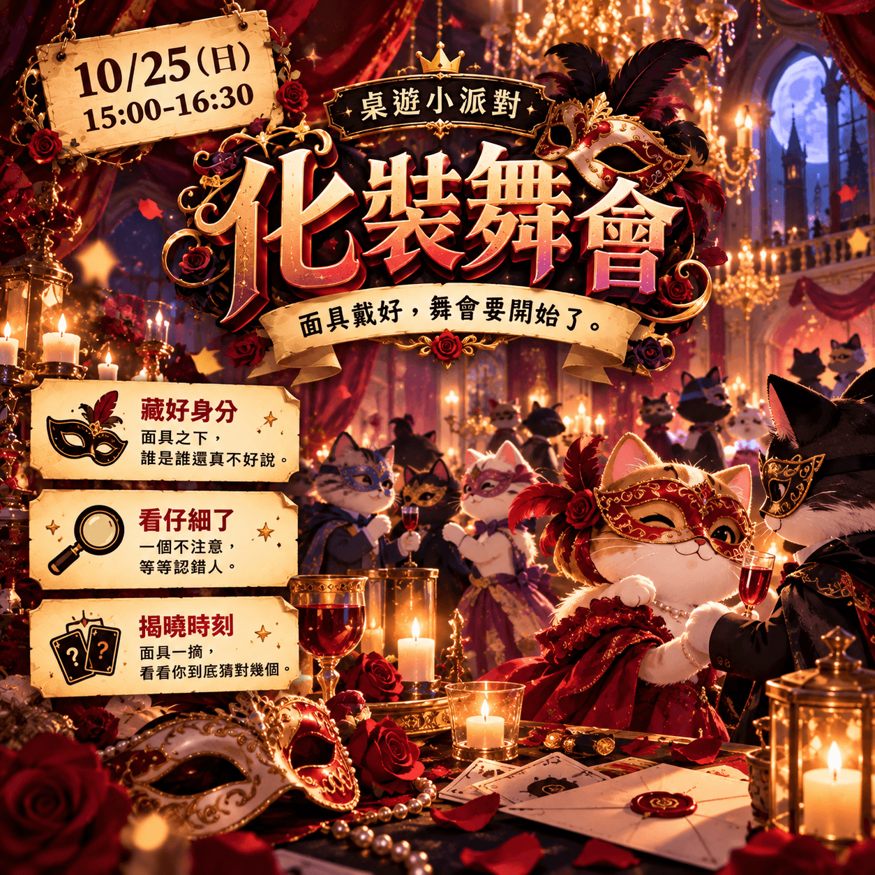 🎭化裝舞會|Mascarade