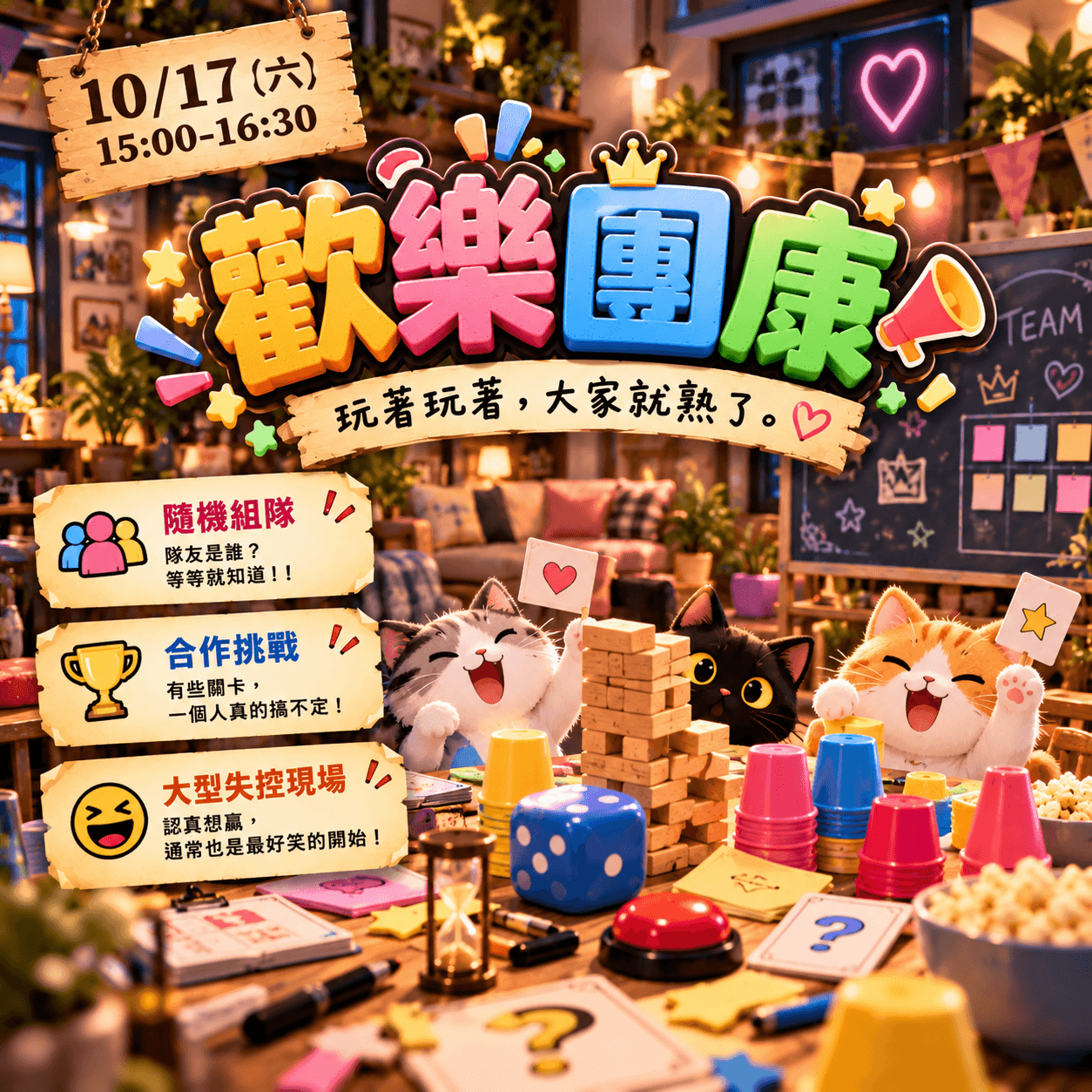 🎉歡樂團康派對🎉